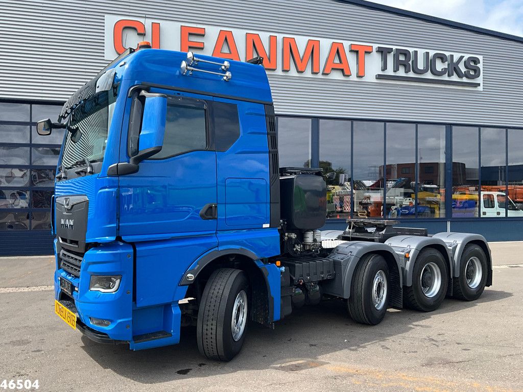 MAN TGX 41.640 Euro 6 8x4 + Faymonville 3-assige Euro Dieplader