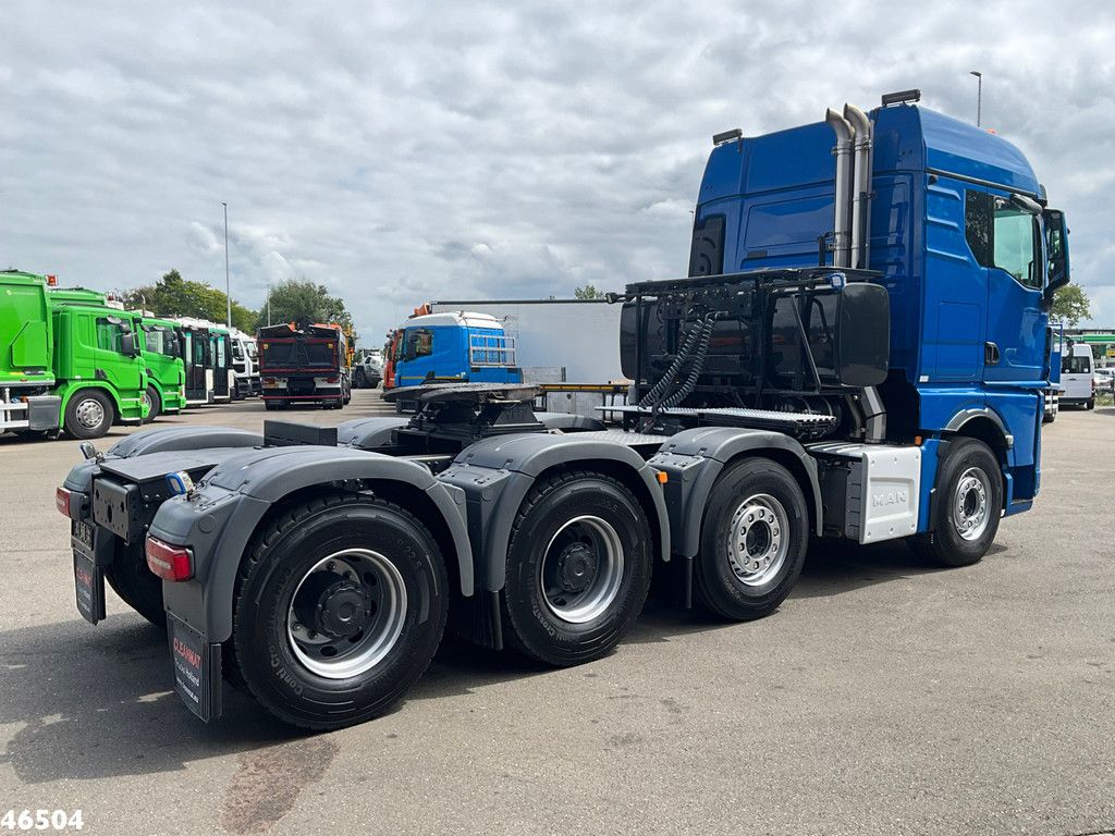 MAN TGX 41.640 Euro 6 8x4 + Faymonville 3-assige Euro Dieplader
