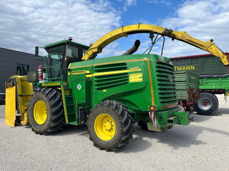 John Deere 7400 + 360 + 630B / kein 7450 7480