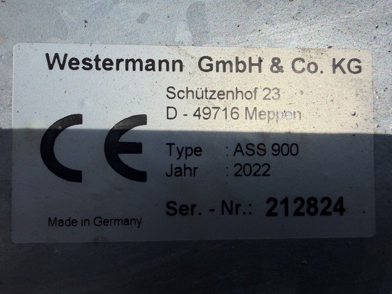 Westermann Spaltenschieber ASS 800-900