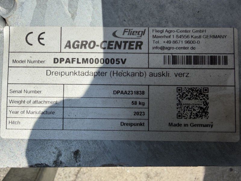 Fliegl Dreipunkt-Euroaufnahme