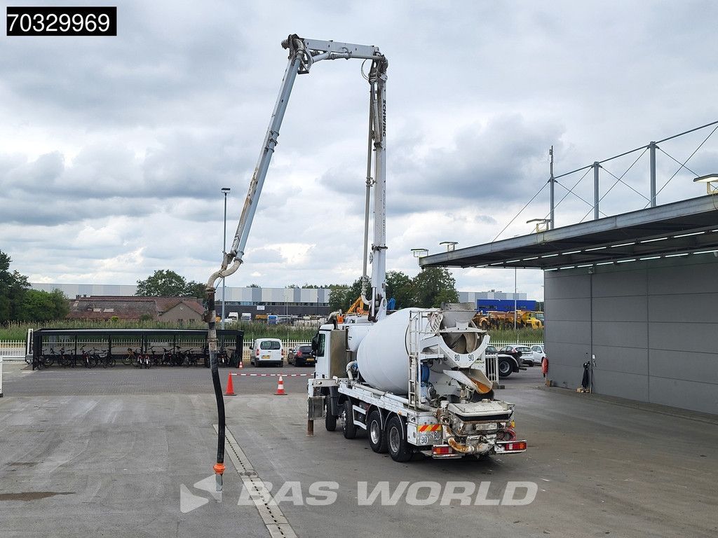 Mercedes Actros 3241 8X4 Schwing Stetter FBP 24-100 PUMI 7m3 mixer Full Steel Euro 5