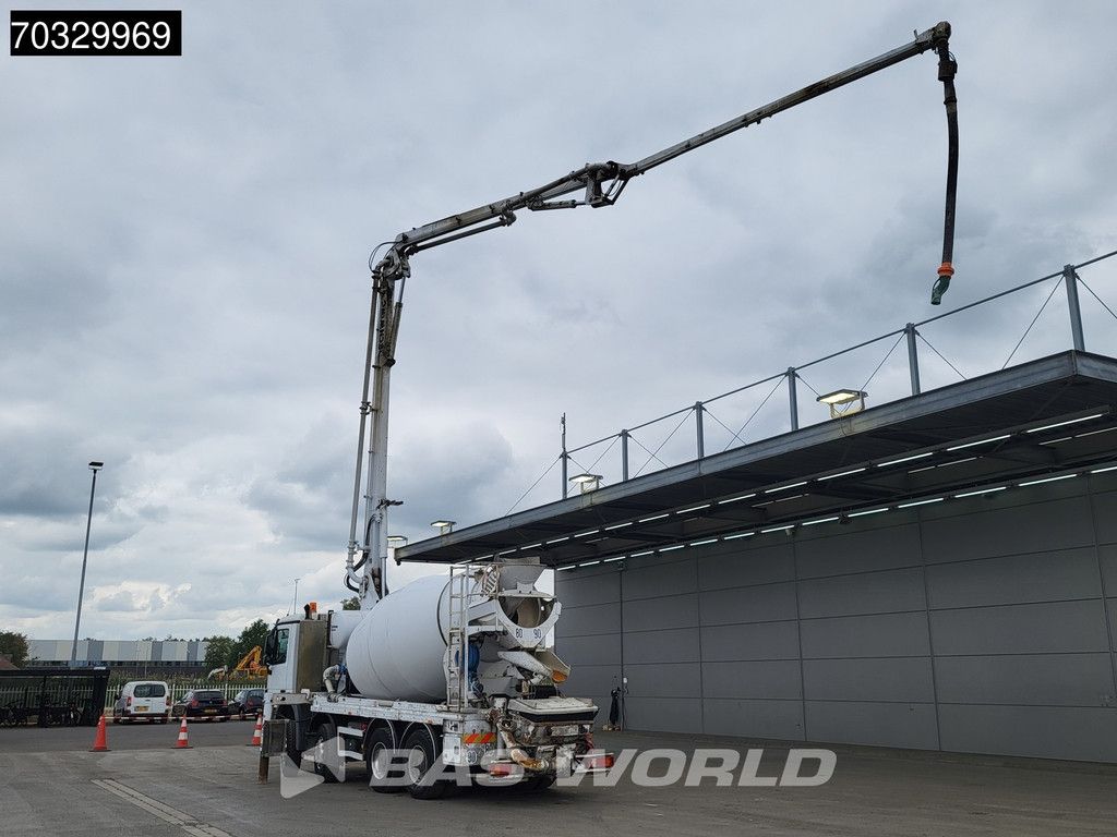 Mercedes Actros 3241 8X4 Schwing Stetter FBP 24-100 PUMI 7m3 mixer Full Steel Euro 5