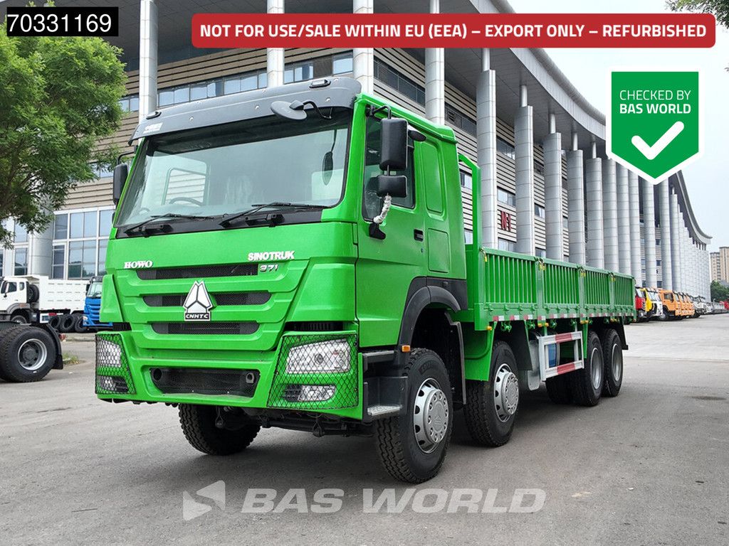 Sinotruk HOWO 371 8X4 Refurbished! 80T Full Steel Manual Airco Euro 2