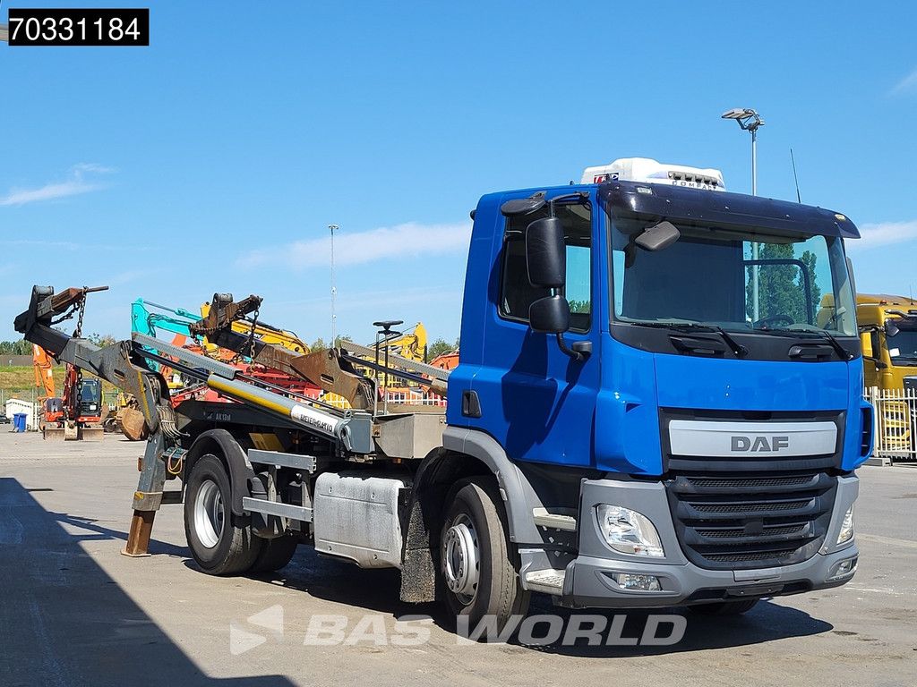 DAF CF 370 4X2 13tons Absetzkipper skiploader Automatic MX Engine brake Euro 6
