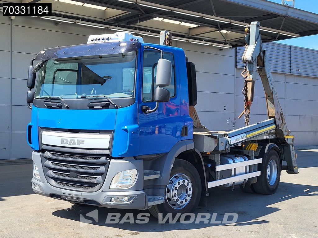 DAF CF 370 4X2 13tons Absetzkipper skiploader Automatic MX Engine brake Euro 6