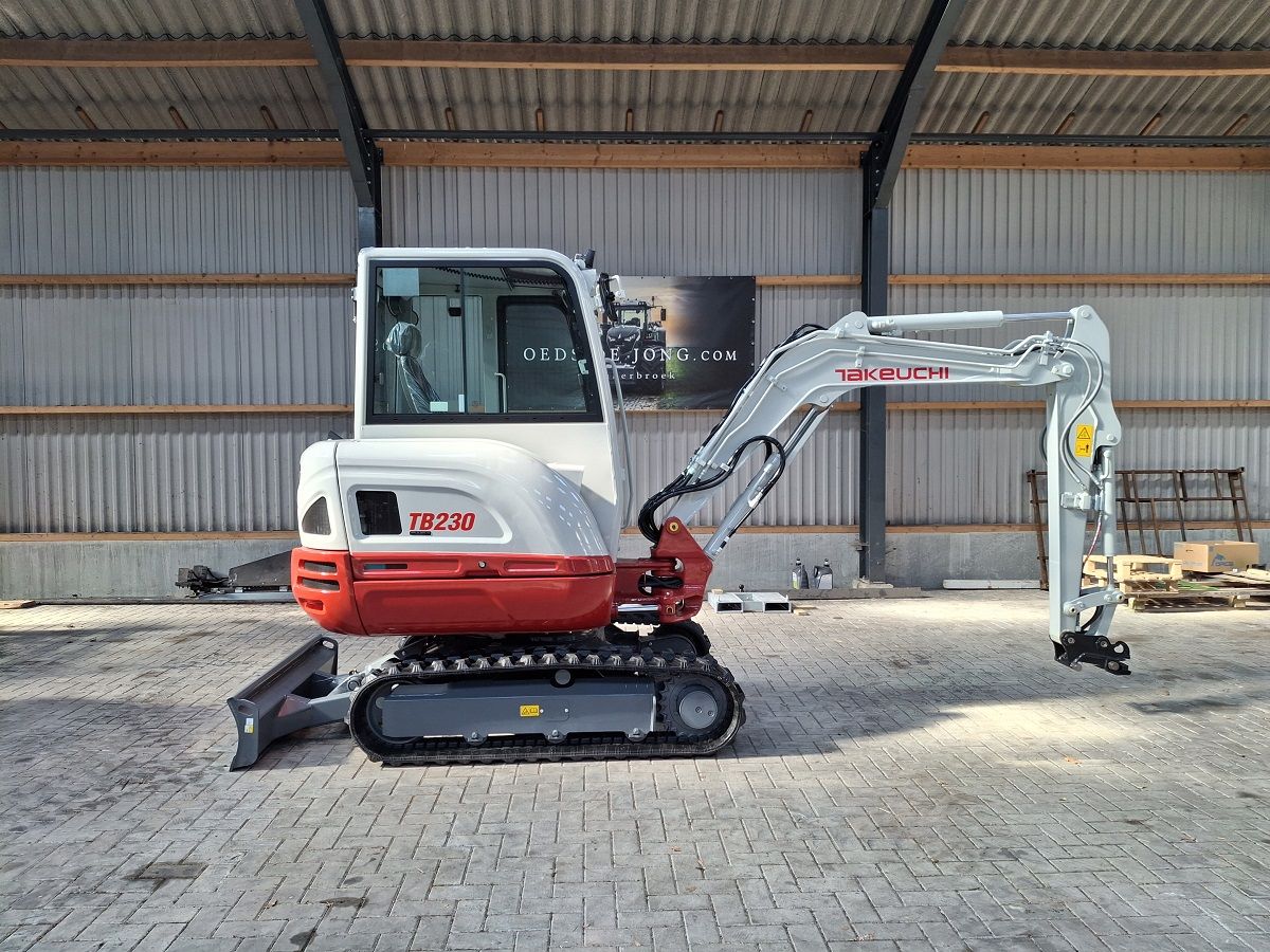 Takeuchi TB230, minigraver, minikraan, BJ2026, Nieuw!