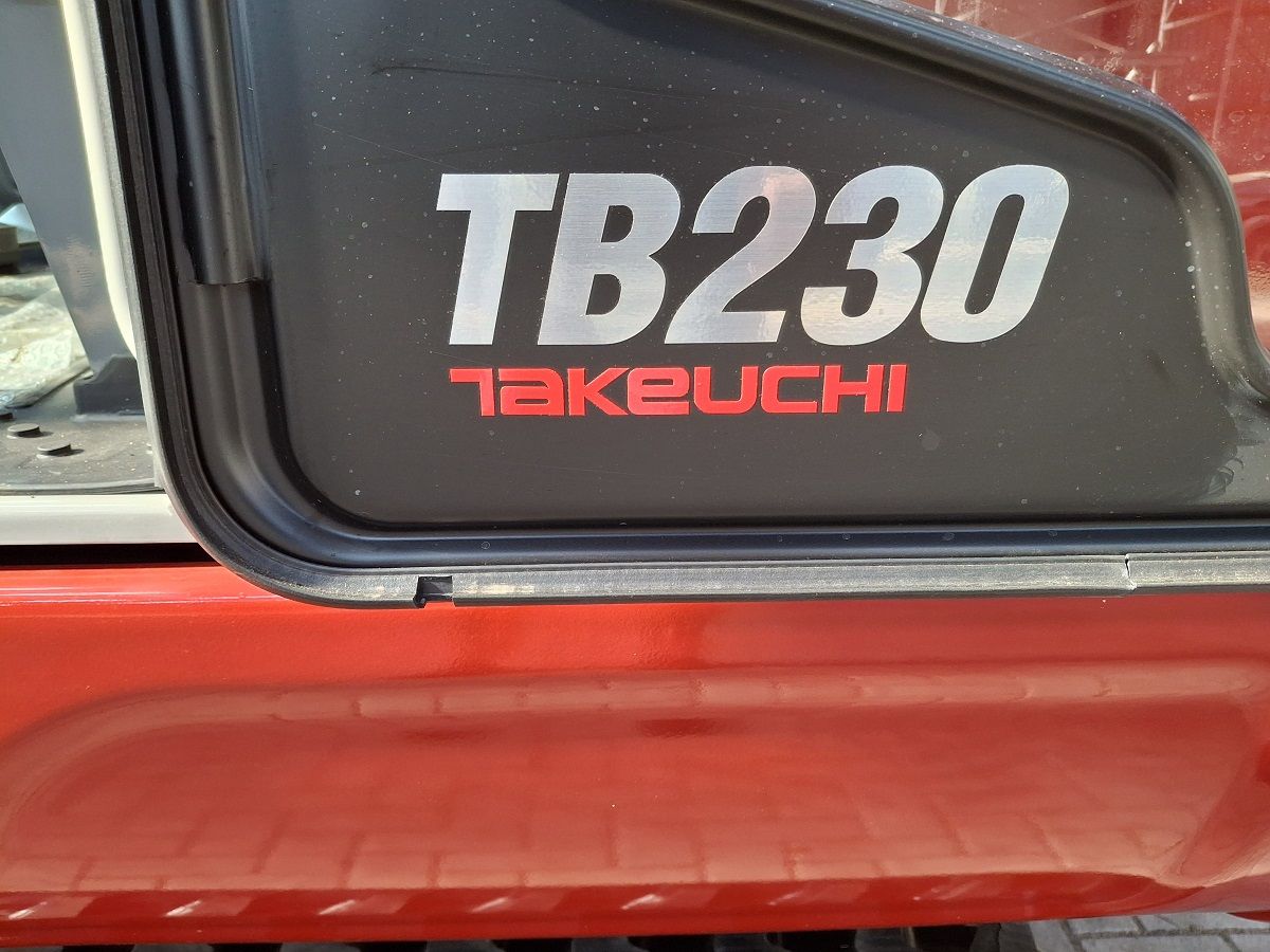 Takeuchi TB230, minigraver, minikraan, BJ2026, Nieuw!