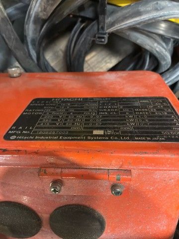 2019 Hitachi 1S Electric Chain Hoist (2x)