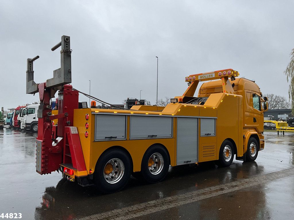 Scania R730 V8 8x4 Euro 6 Retarder Recovery truck Just 17.951 km!