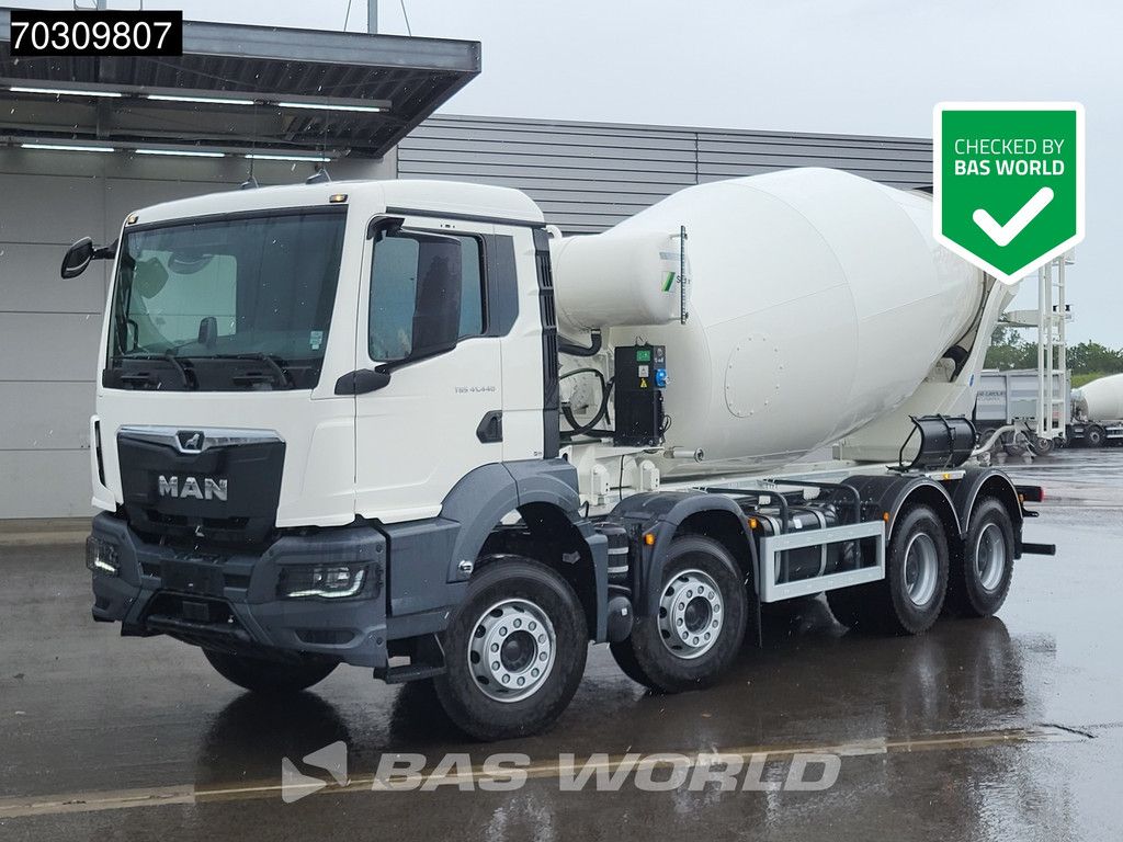 MAN TGS 41.440 8X4 NEW! 12m3 Stetter Mixer Big-Axle Steelsuspension Automatic Euro 6