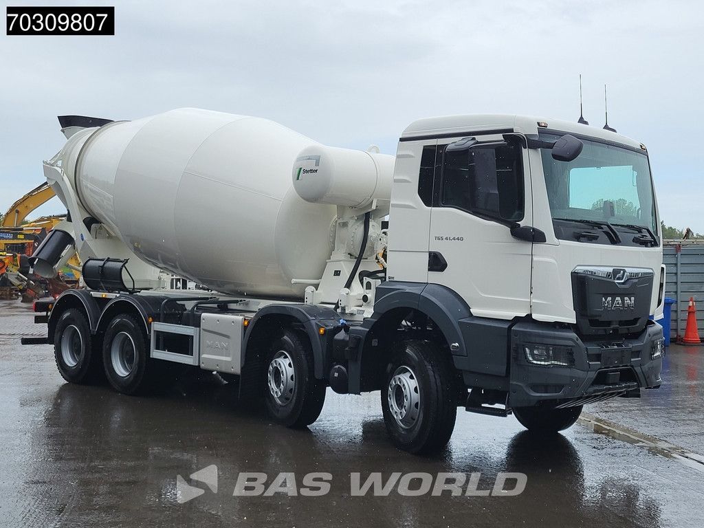 MAN TGS 41.440 8X4 NEW! 12m3 Stetter Mixer Big-Axle Steelsuspension Automatic Euro 6