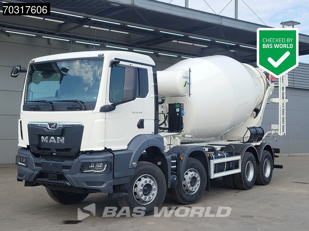 MAN TGS 41.440 8X4 NEW! 12m3 Stetter Mixer Big-Axle Steelsuspension Automatic Euro 6