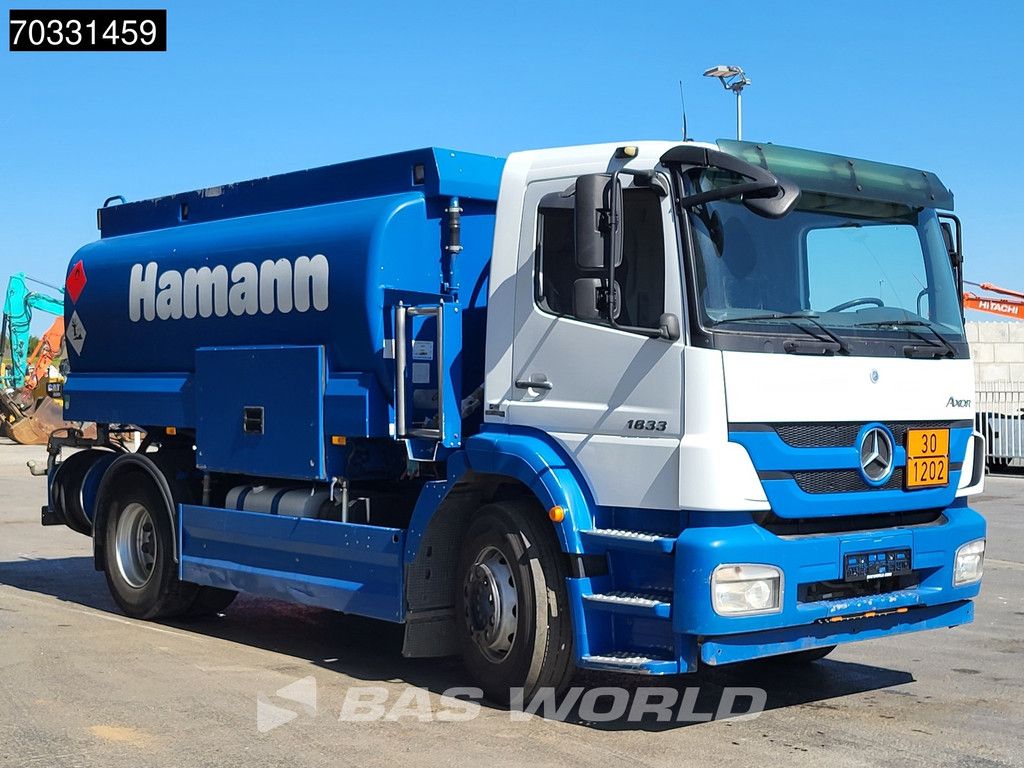Mercedes Axor 1833 4X2 Tank Truck 3 Compartments Euro 5