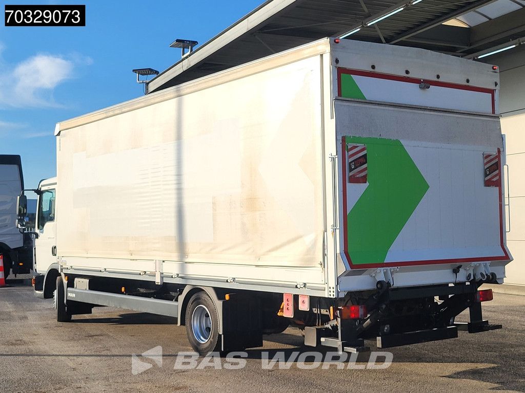 MAN TGL 12.220 4X2 12tons curtainsides 1000kg Ladebordwand Automatic Euro 6