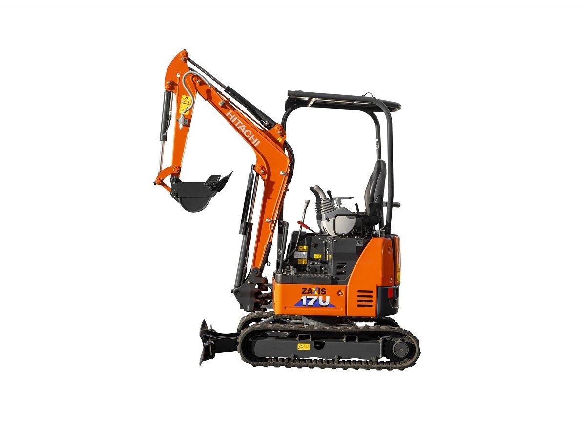 Hitachi ZX17U-6 Canopy. minigraver, minkraan, BJ2024, Nieuw!