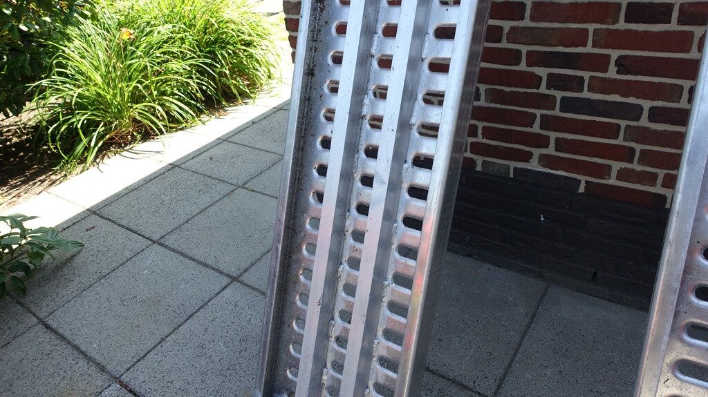 Aluminium Oprijplanken 234x35 cm