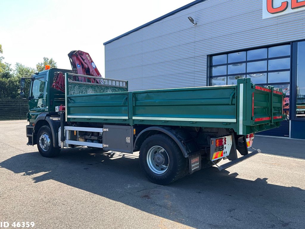 Mercedes-Benz Axor 1824 Manual Full steel HMF 12 Tonmeter laadkraan