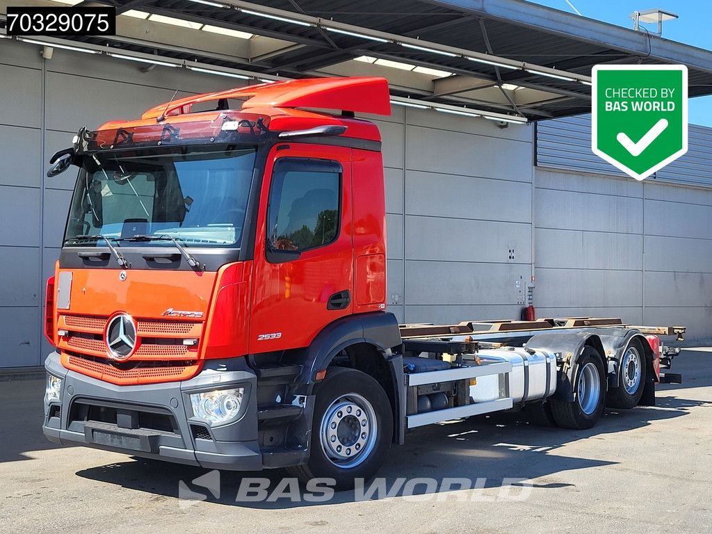Mercedes Actros 2533 6X2 LOW Mileage! Lifting BDF system Lift+steering axle Full Air Automatic Euro 6