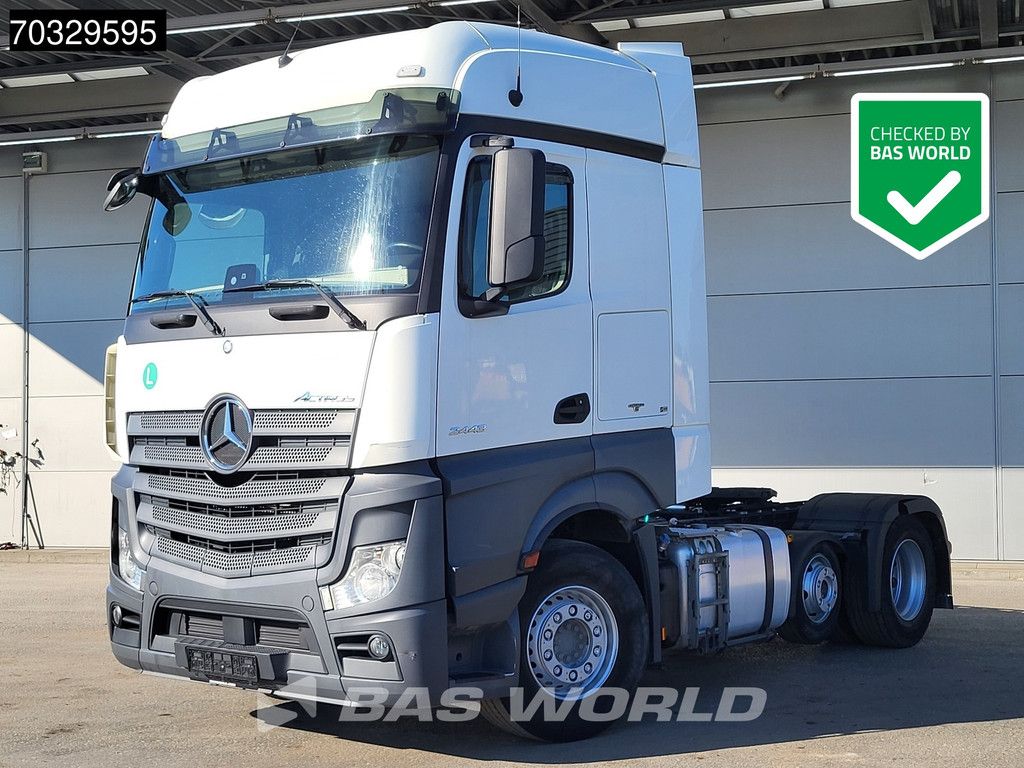 Mercedes Actros 2443 6X2 BigSpace Retarder Standklima ACC Liftachse Schiebeschüssel