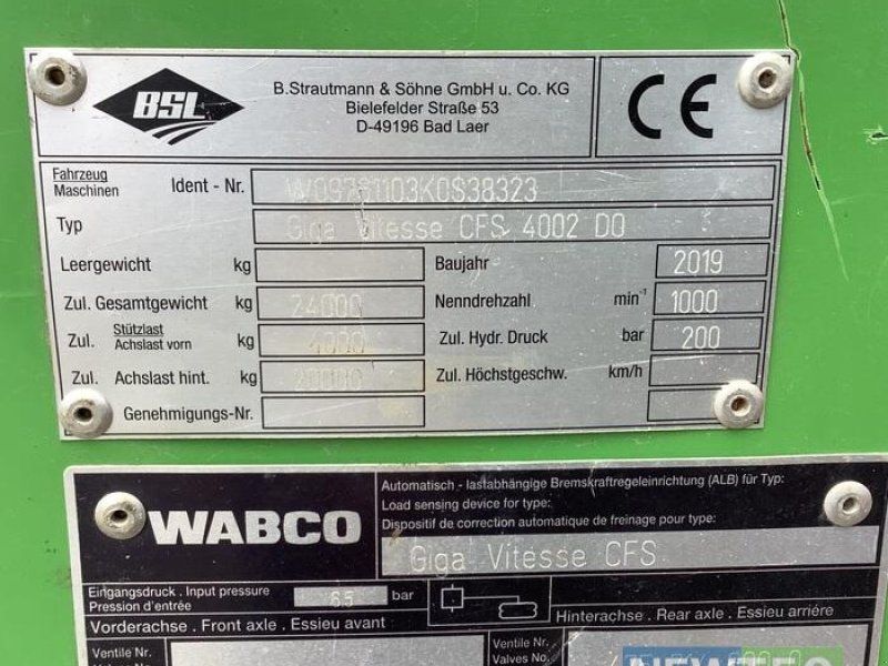Strautmann GIGA-VITESSE CFS 4002 DO