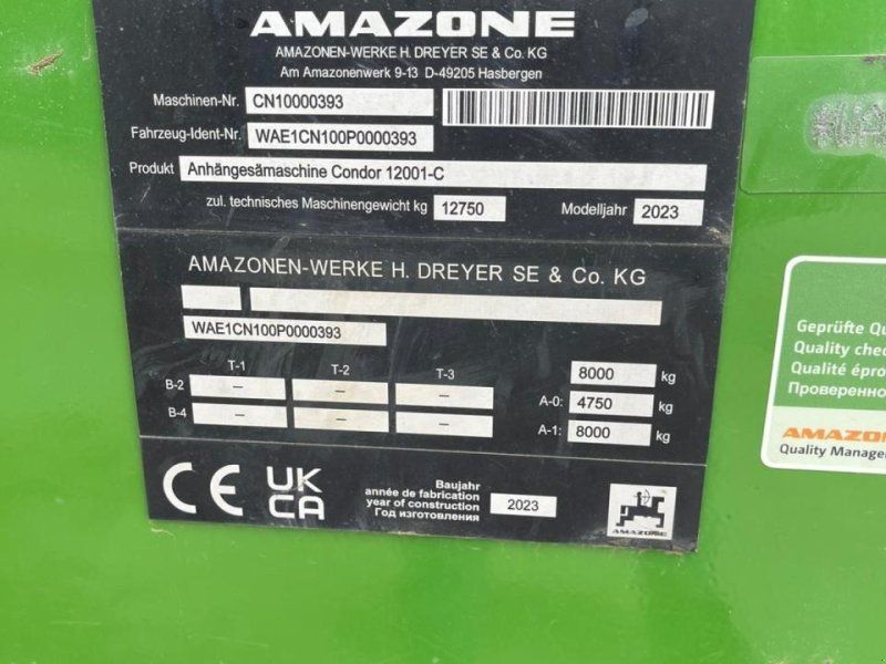 Amazone Condor 12001-C
