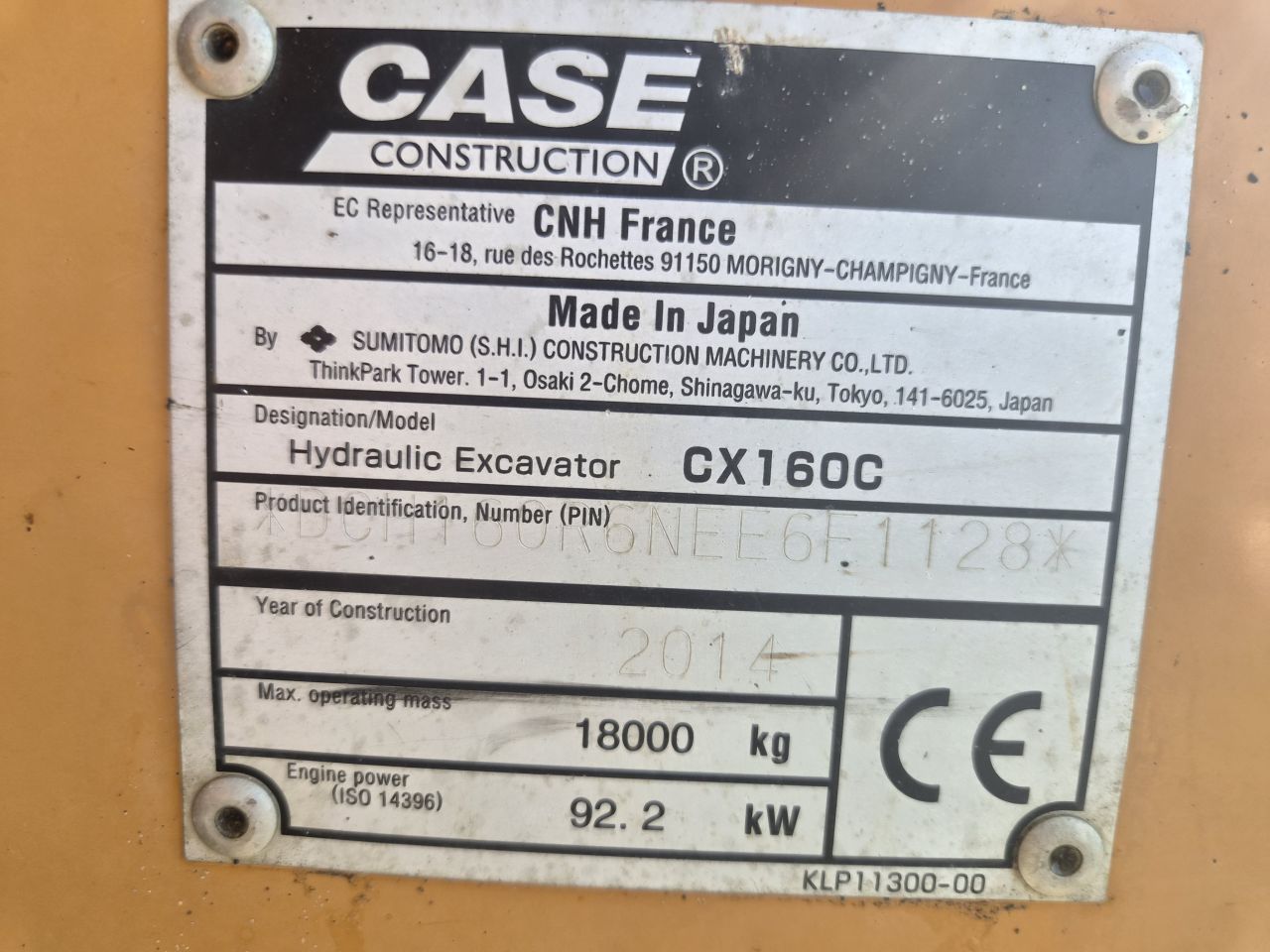 Case Cx 160 c