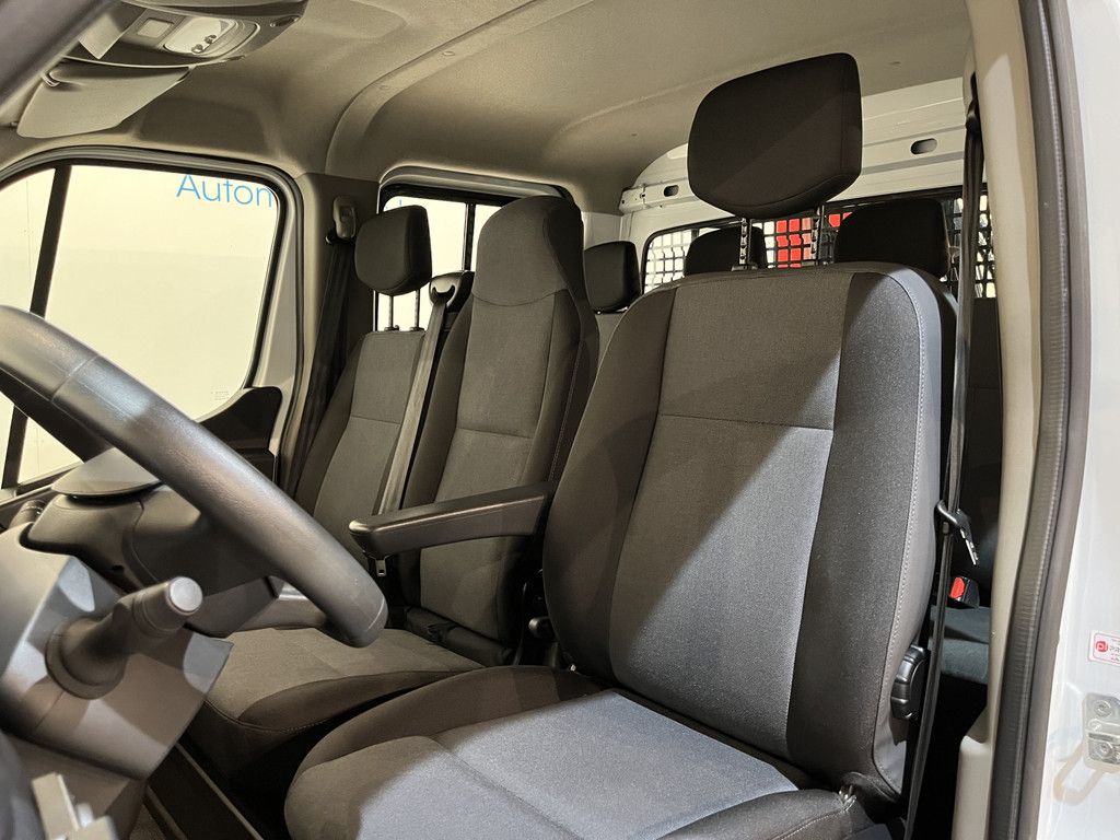 Renault Master 2.3 dCi 145 PK L3 DC Dubbel Cabine Open Laadbak / Fassi Kraan / Euro 6 / Airco / Trekhaak / Cruise Control / 7-Zits / 20.200 KM !!