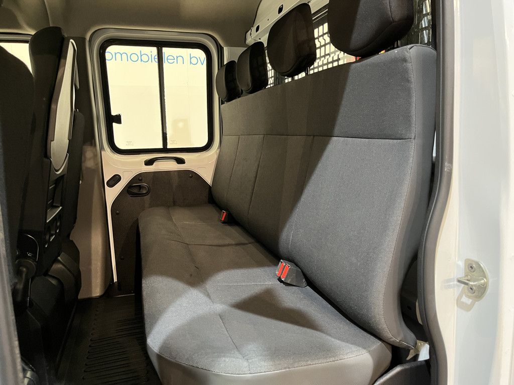 Renault Master 2.3 dCi 145 PK L3 DC Dubbel Cabine Open Laadbak / Fassi Kraan / Euro 6 / Airco / Trekhaak / Cruise Control / 7-Zits / 20.200 KM !!
