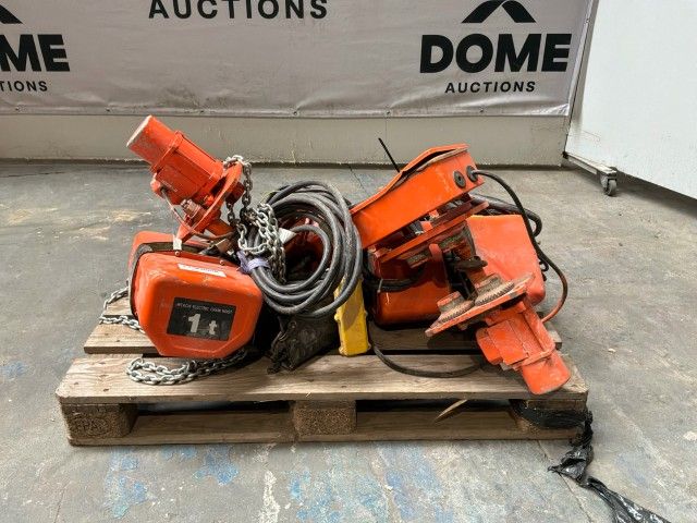 2019 Hitachi 1S Electric Chain Hoist (2x)