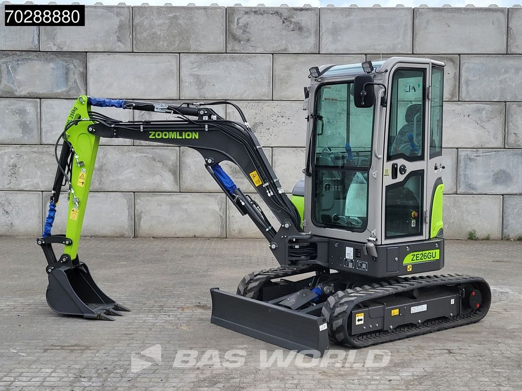 Zoomlion ZE26 GU FACTORY WARRANTY - CE CERTIFIED - KUBOTA ENGINE