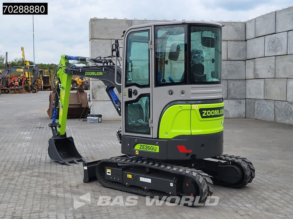 Zoomlion ZE26 GU FACTORY WARRANTY - CE CERTIFIED - KUBOTA ENGINE