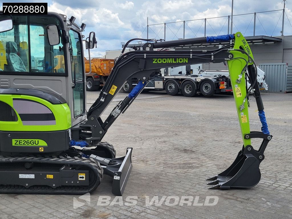 Zoomlion ZE26 GU FACTORY WARRANTY - CE CERTIFIED - KUBOTA ENGINE