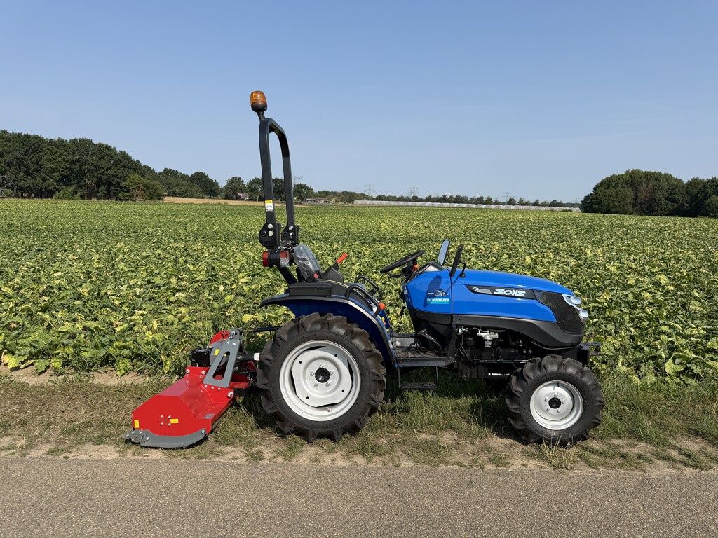 Solis minitractor DEMO 2026 16 uur optie klepelmaaier