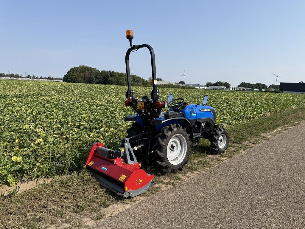 Solis minitractor DEMO 2026 16 uur optie klepelmaaier