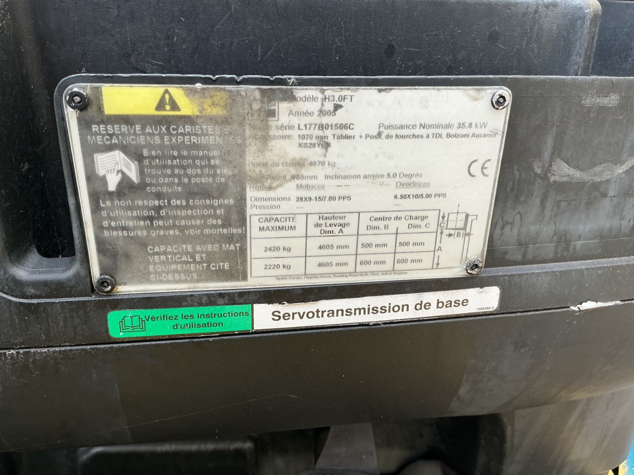 Te Koop Heftruck Hyster 3.0 ton Diesel bouwjaar 2005