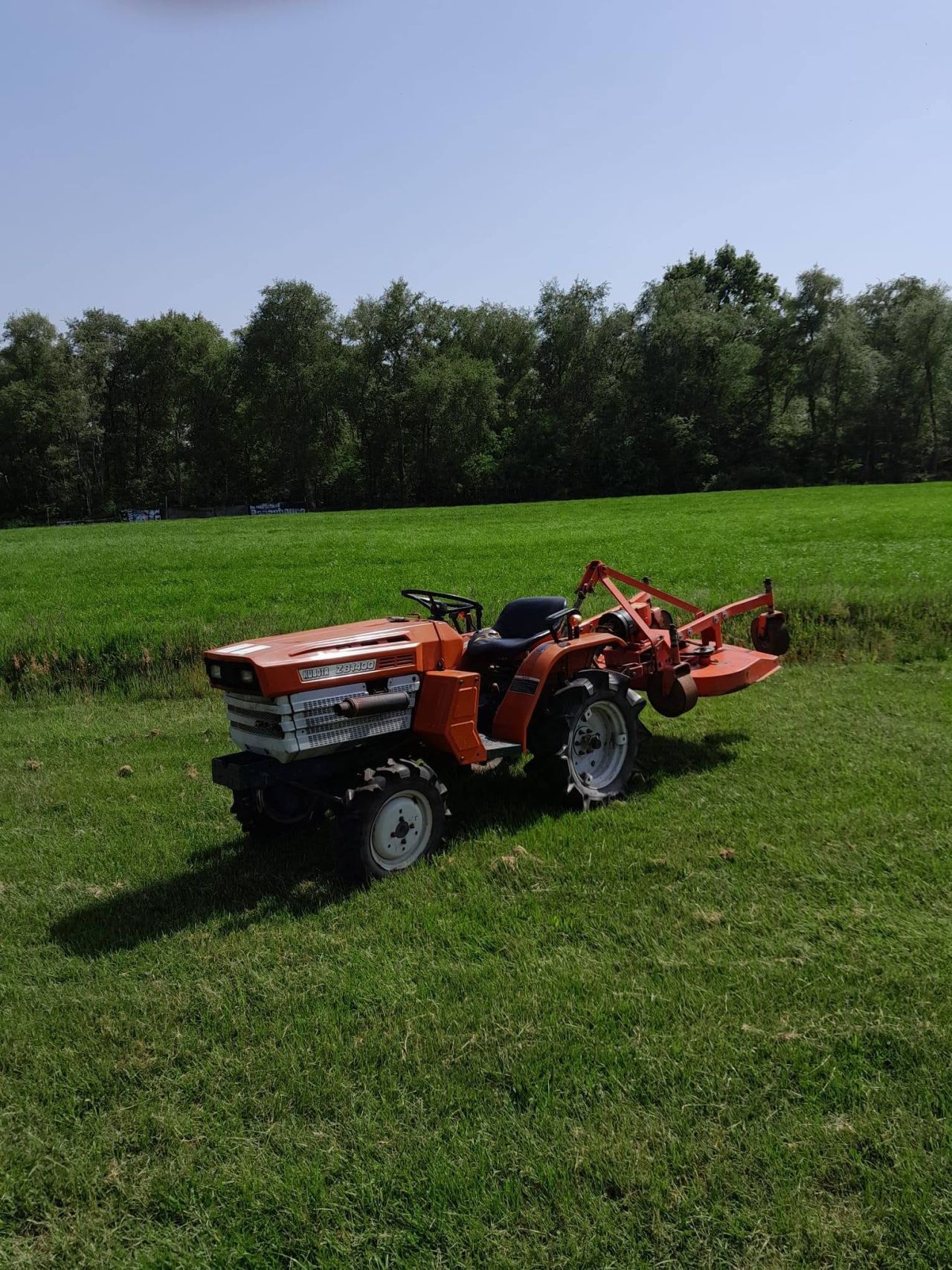 Kubota ZB1400 with Sicma 150 cm Rotary Mower