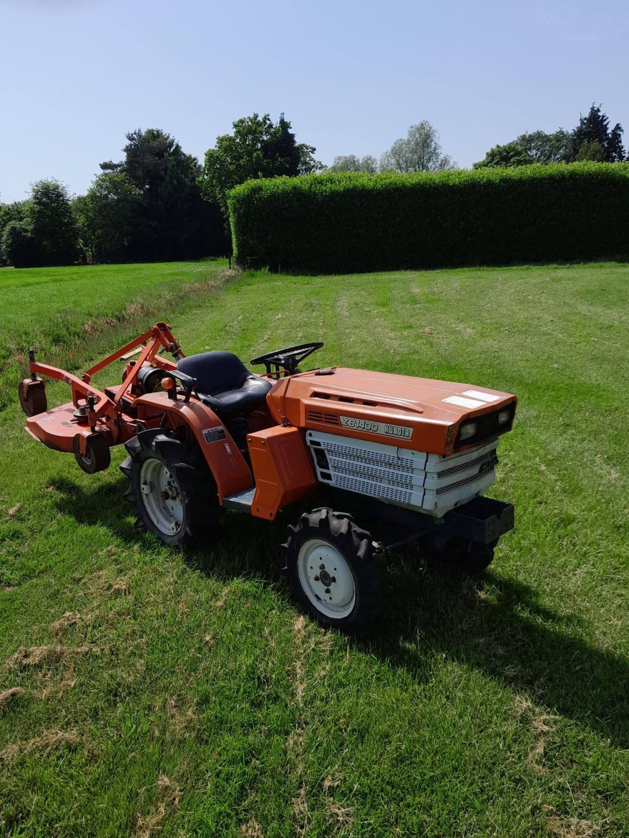 Kubota ZB1400 with Sicma 150 cm Rotary Mower