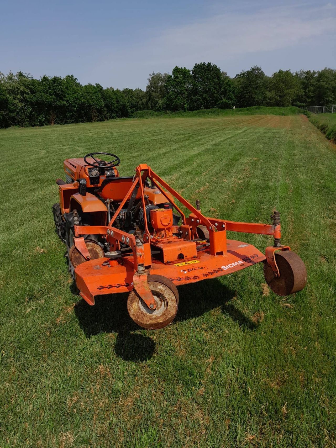 Kubota ZB1400 with Sicma 150 cm Rotary Mower