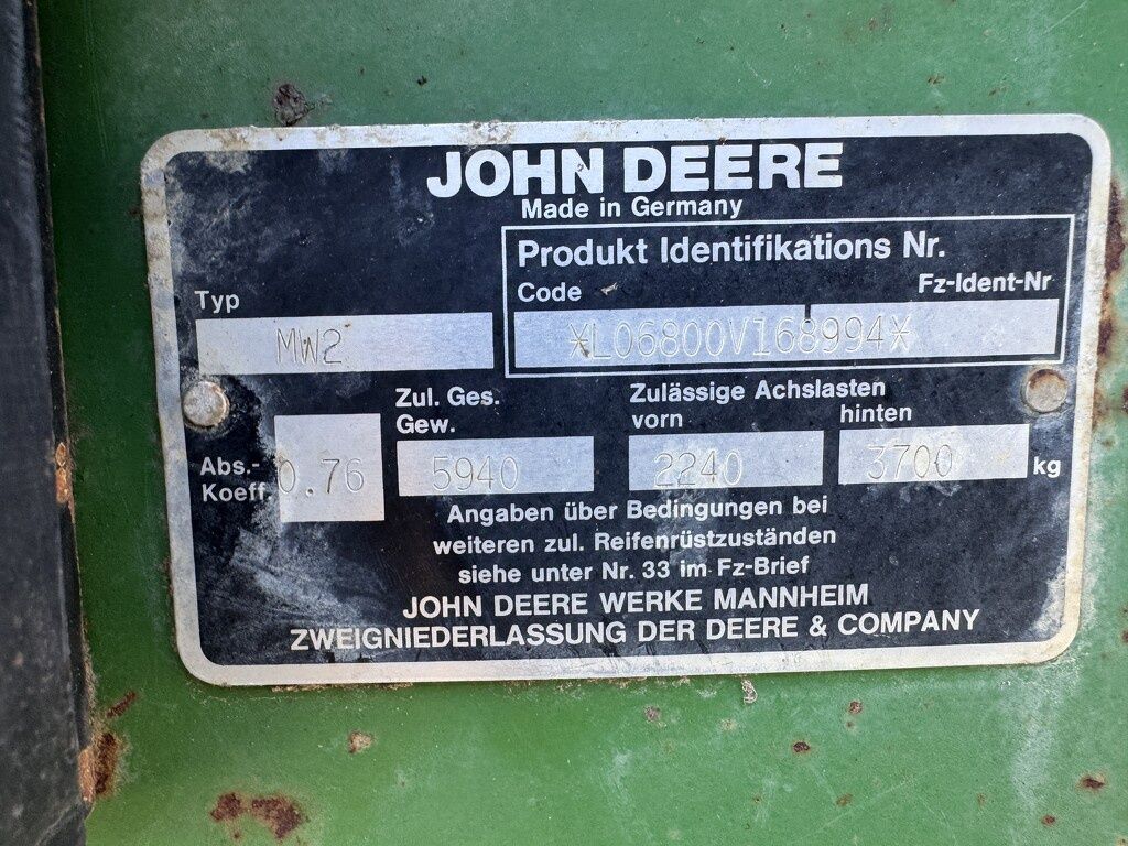 John Deere 6800 met voorlader