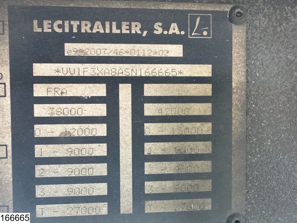 Lecitrailer Koel vries Carrier Vector 1950 Mt, Dhollandia