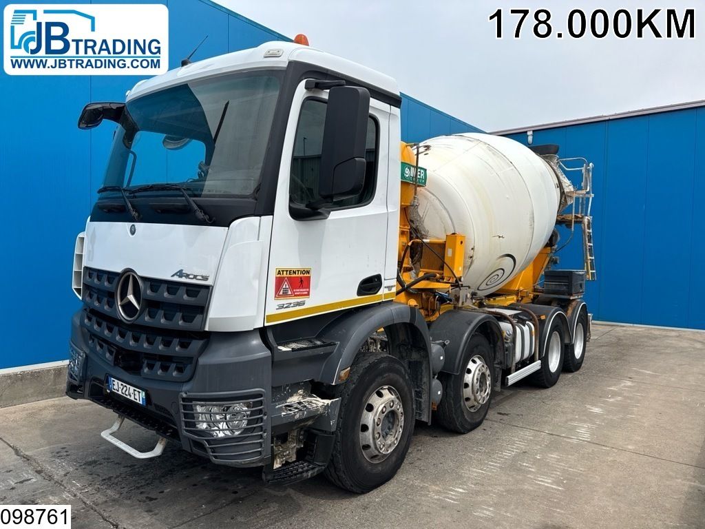 Mercedes Arocs 3236 8x4, EURO 6, Imer, 8,5M3