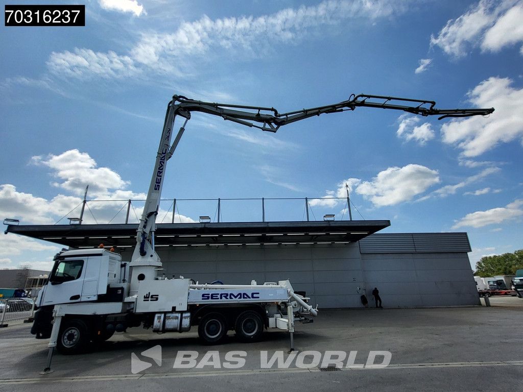 Mercedes Arocs 3342 6X4 SERMAC 5Z36 Concrete Pump Full Steel Euro 6