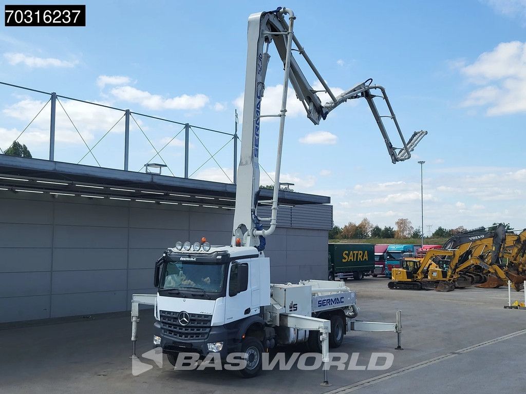 Mercedes Arocs 3342 6X4 SERMAC 5Z36 Concrete Pump Full Steel Euro 6