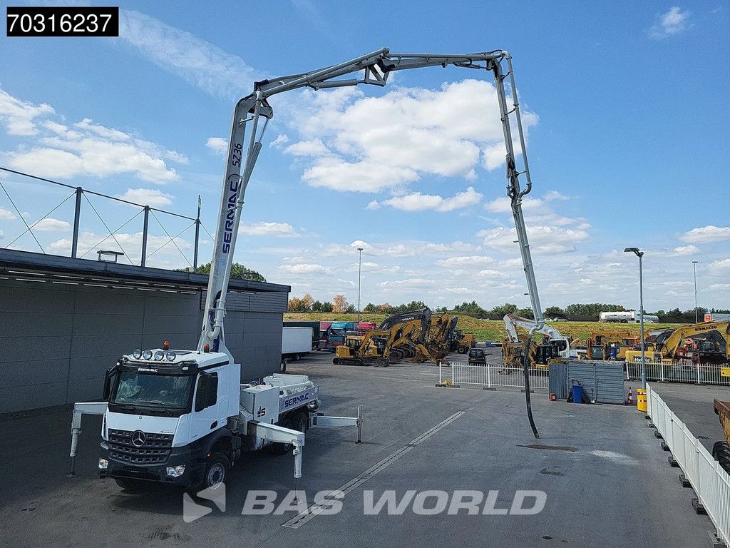 Mercedes Arocs 3342 6X4 SERMAC 5Z36 Concrete Pump Full Steel Euro 6