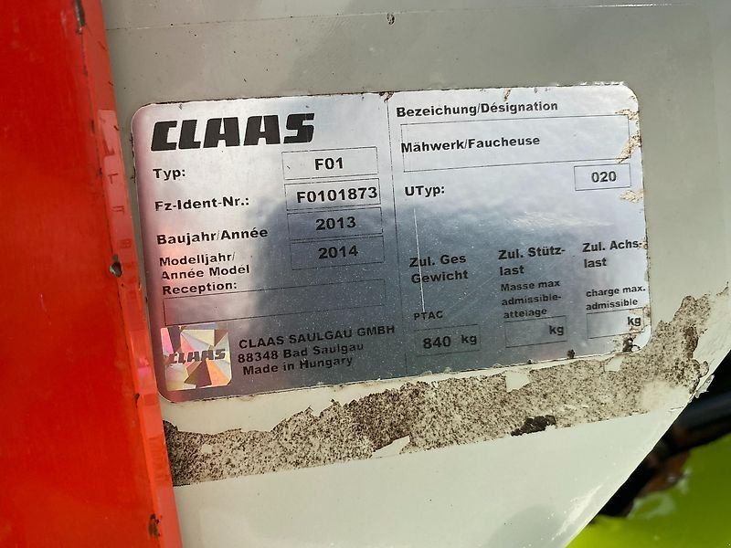 Claas CORTO 3200 F Contour
