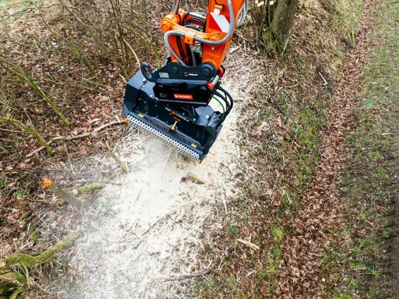TMC Cancela THE-100 Hydraulischer Forstmulcher /Forstmulchkopf für Bagger