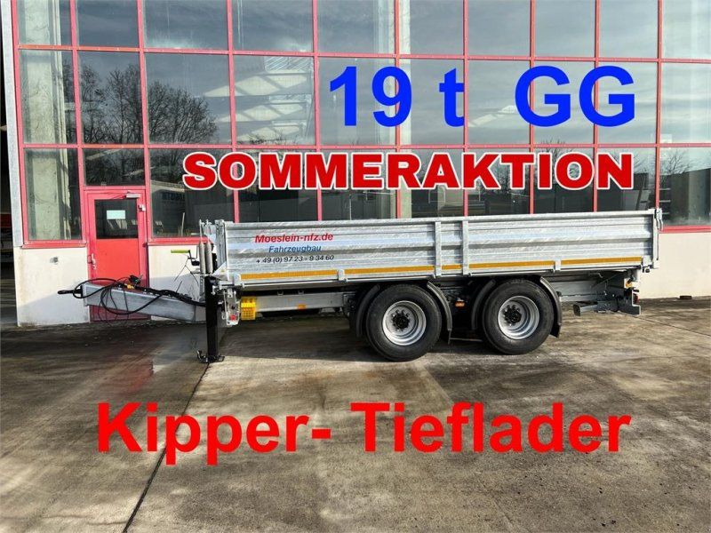 Möslein TTD 19 B 19 t Tandemkipper- Tieflader, Breitberei