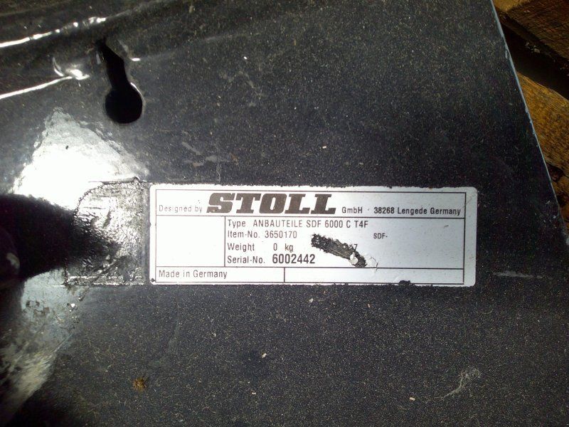 Stoll Frontladeranbauteile 2-teilig, Deutz Serie 6000