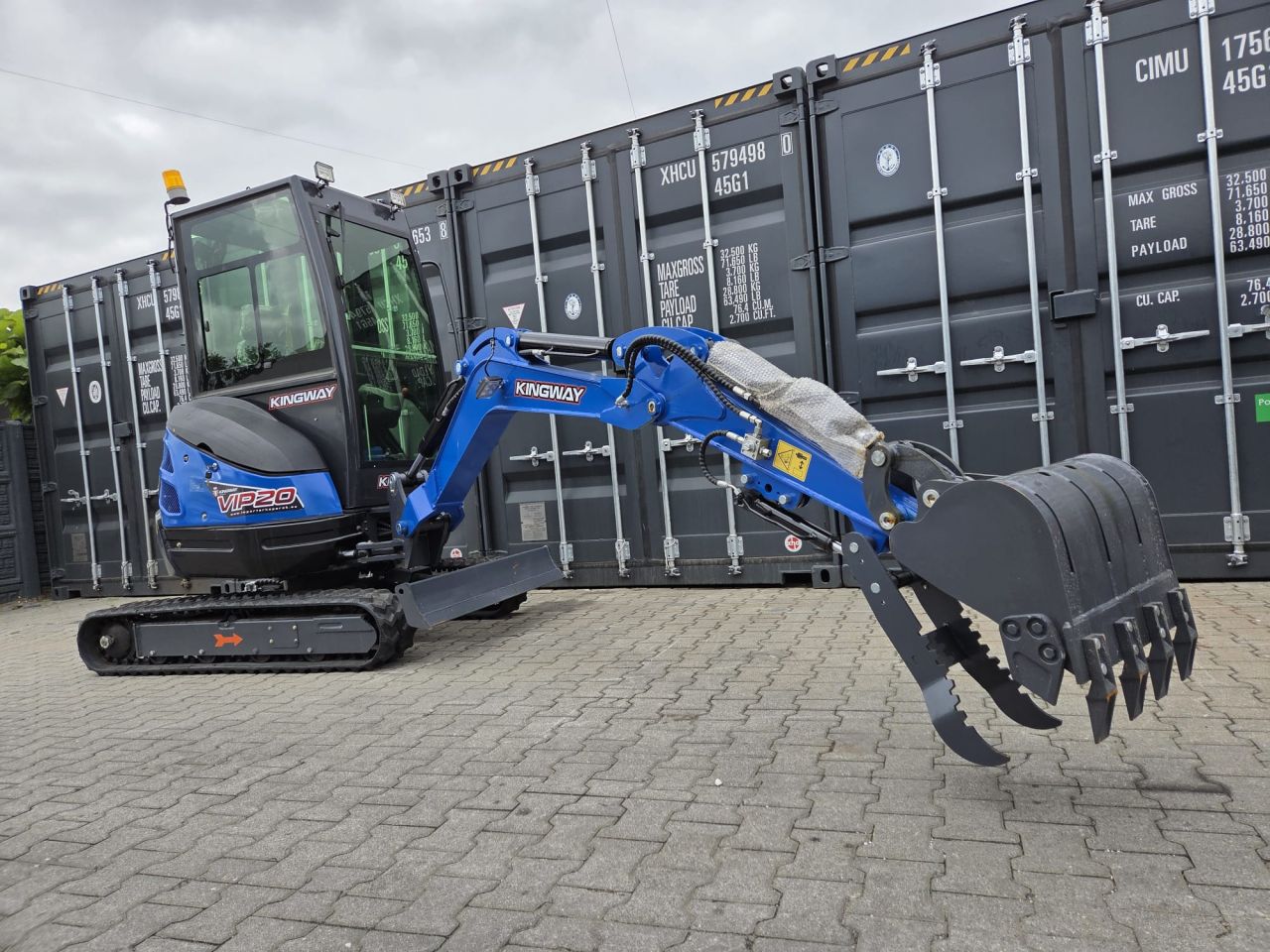 VIP20 KUBOTA 2-Tons Minigraver Betaal Bij Levering KINGWAY